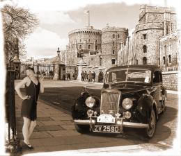 old car at Windsor Castle